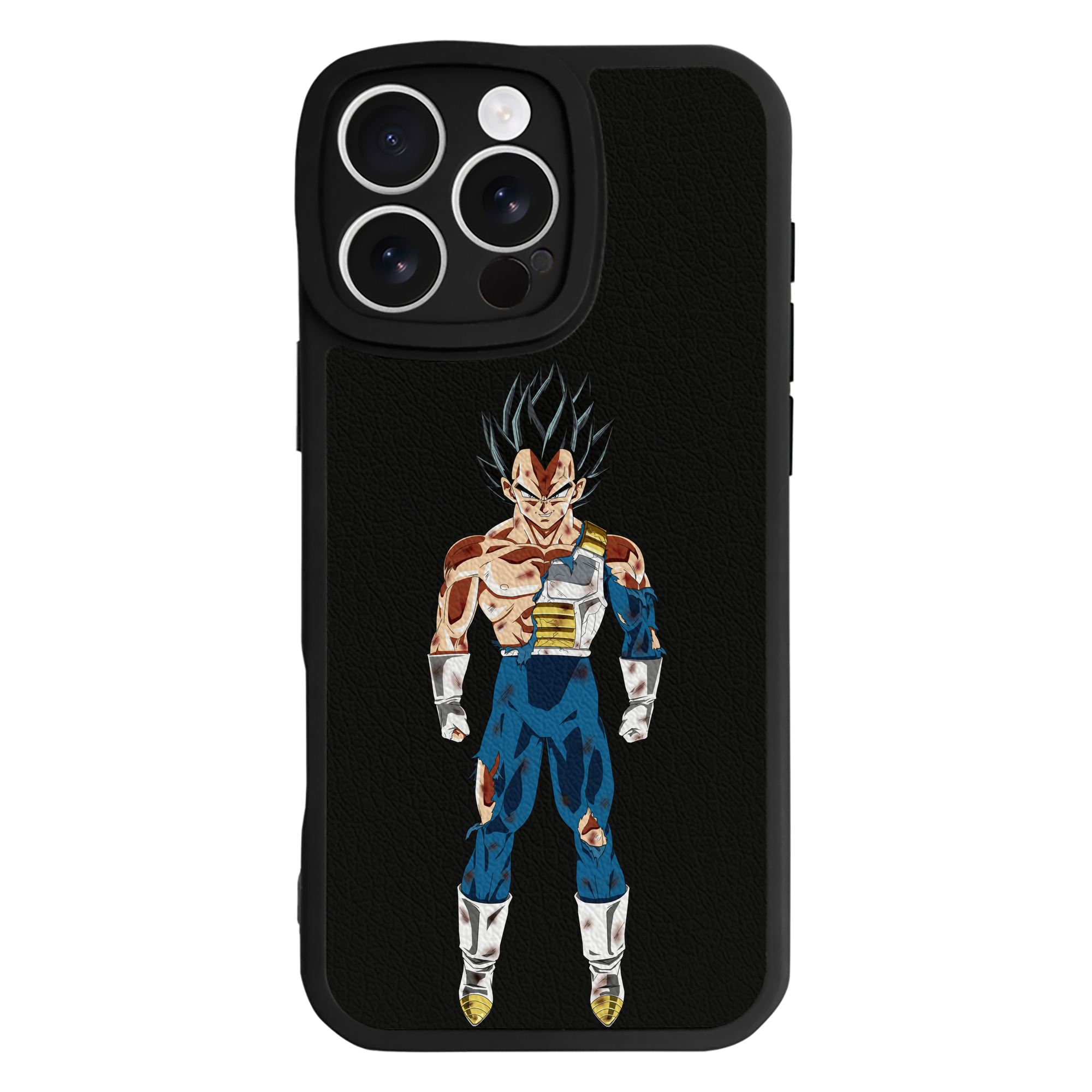 （画像用） ドラゴンボール ベジータ四世（Bejīta Yonsei）DRAGON BALL Vegeta IV 【iPhone 16シリーズ対応】シリコンスマホケース（レザー調） 材質：シリコン